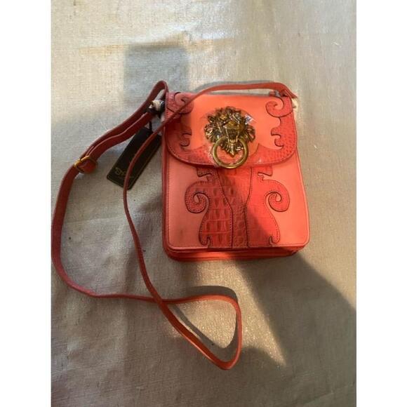 Sharif Handbags - Women's Sharif Pink Leather Crossbody Bag